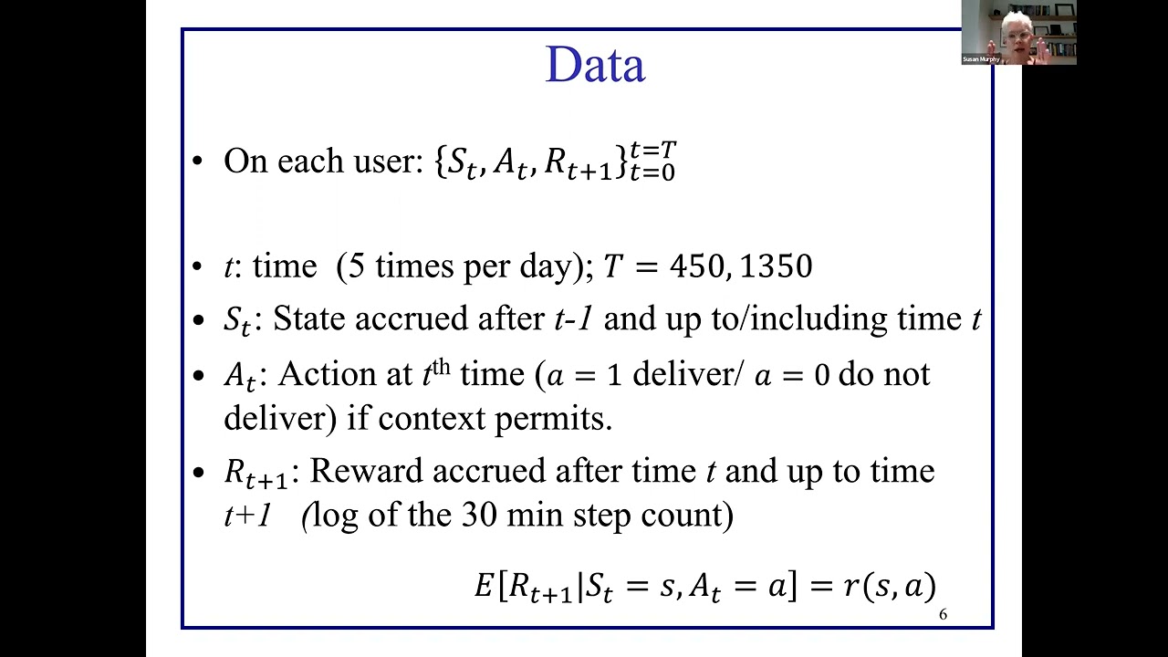 Susan Murphy: We used RL; but did it work? | IACS Distinguished Lecturer