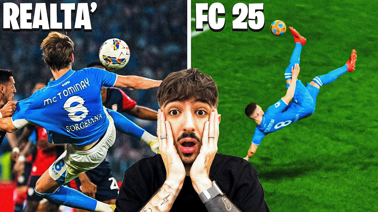 RICREO I MIGLIORI GOL DELLA SERIE A 2025 su FC 25!