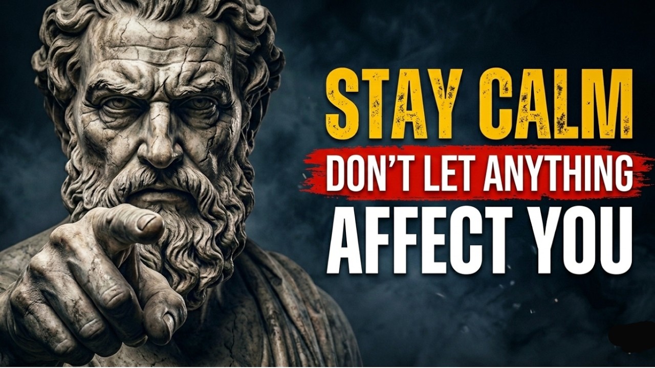 12 Stoic Principles to NEVER LOSE YOUR CALM  DON’T LET ANYTHING AFFECT YOU STOICISM