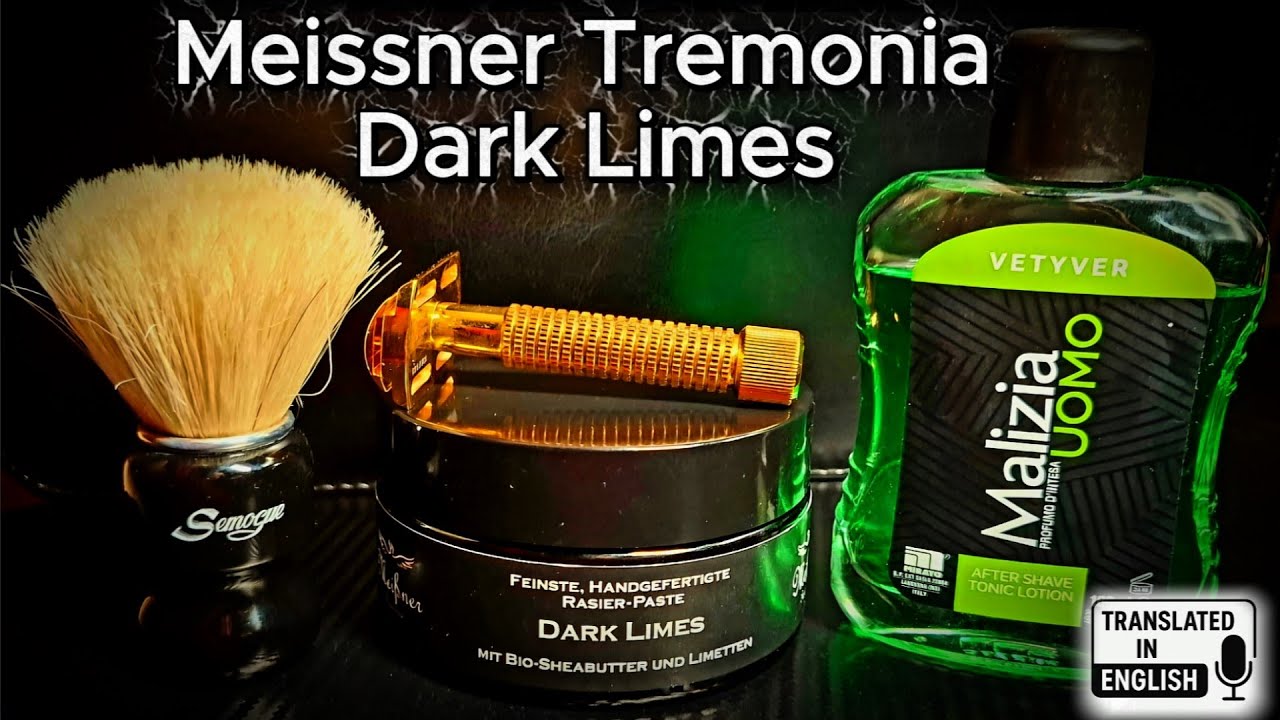 [#83] ♠ Ciemne Golenie/Black Edition Shave ♠😎💈🤜🤛💈Rex Envoy Gold, Meissner Tremonia Dark Limes