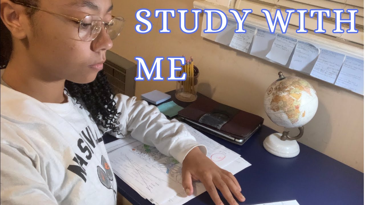 Study With Me along with Calming Music (No Talking)