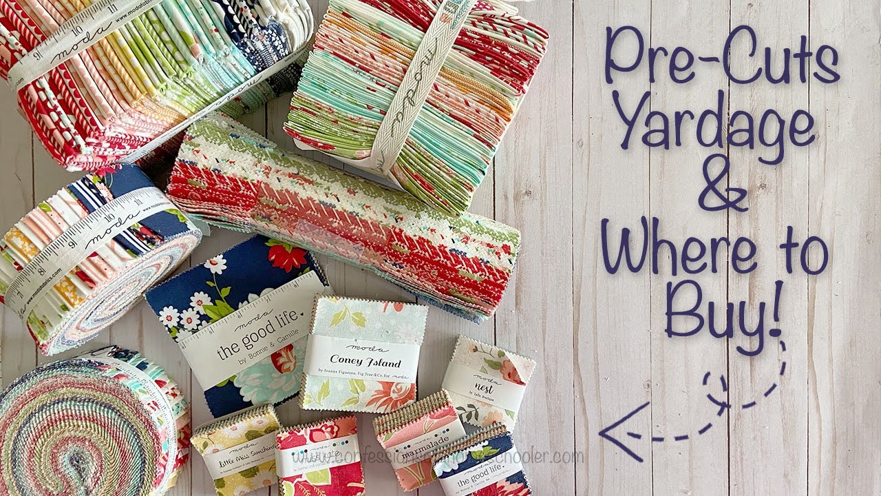 Fabric PRE-CUTS, Yardage, & Where to BUY FABRIC!