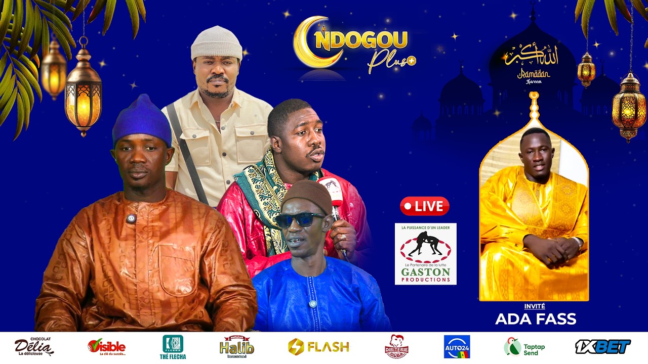 🔴NDOGOU PLUS + - Présenté par Modou Anta - Invité : ADA FASS