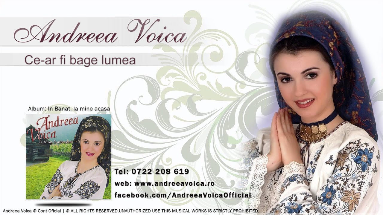 Andreea Voica - Ce ar fi bage lumea