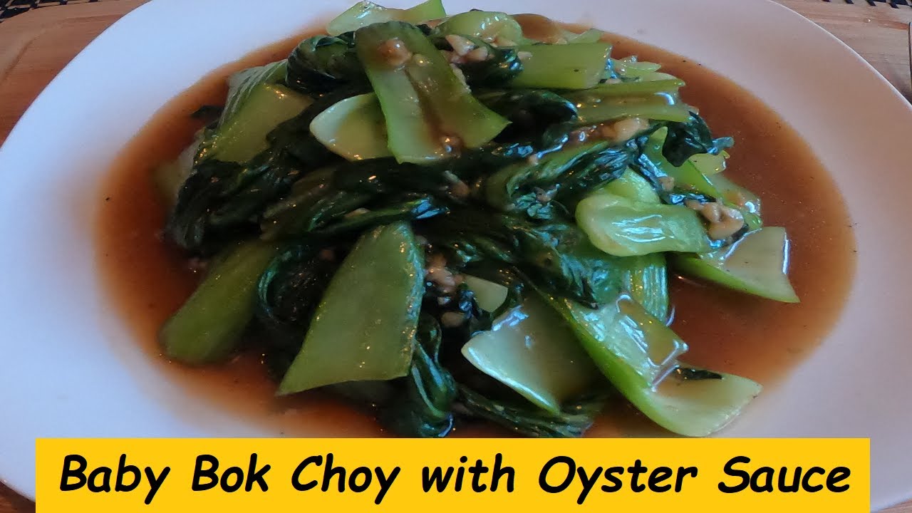 How to cook Baby Bok Choy with Oyster Sauce | Side Dish
