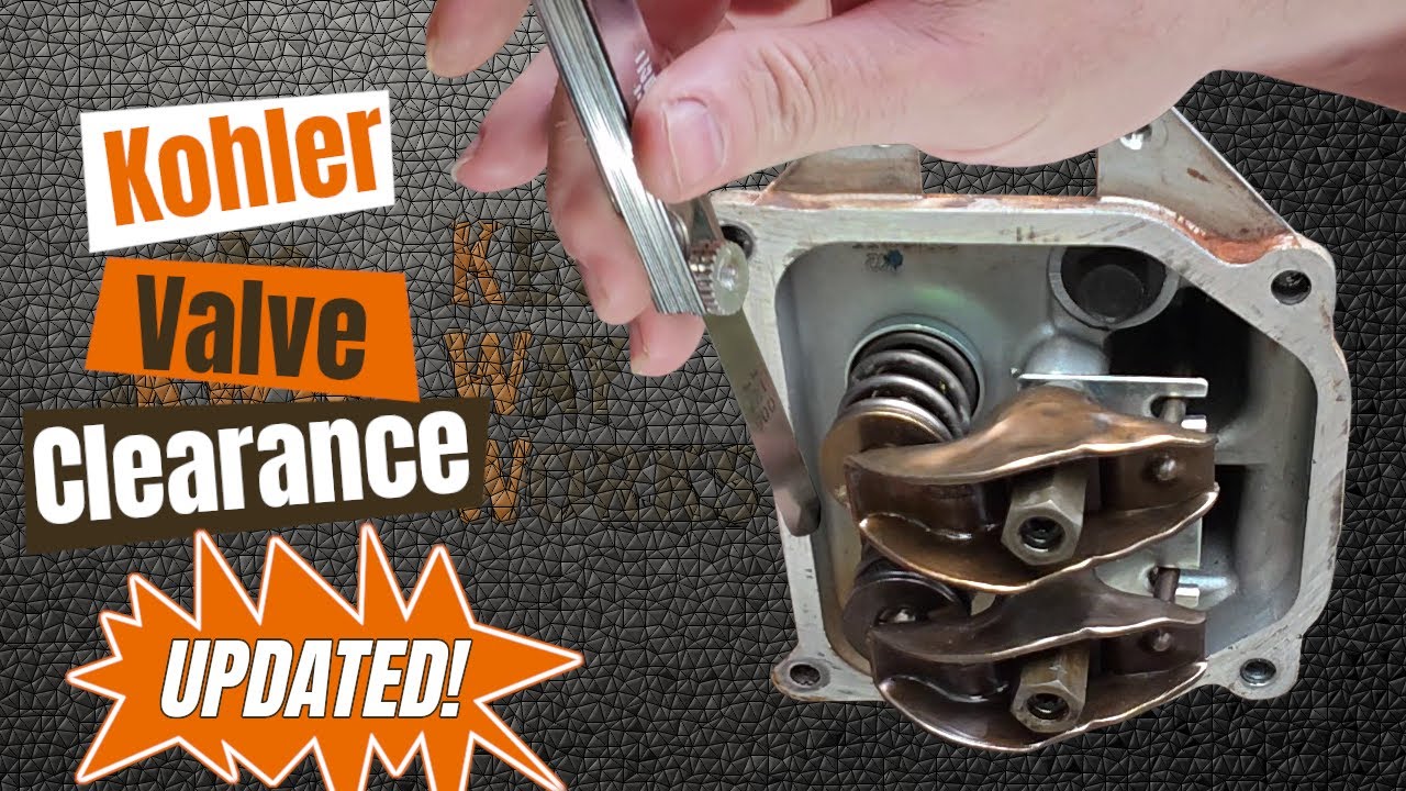 Обновлено! Регулировка зазоров клапанов двигателя Kohler (V-Twin Courage, серия 7000 и другие)