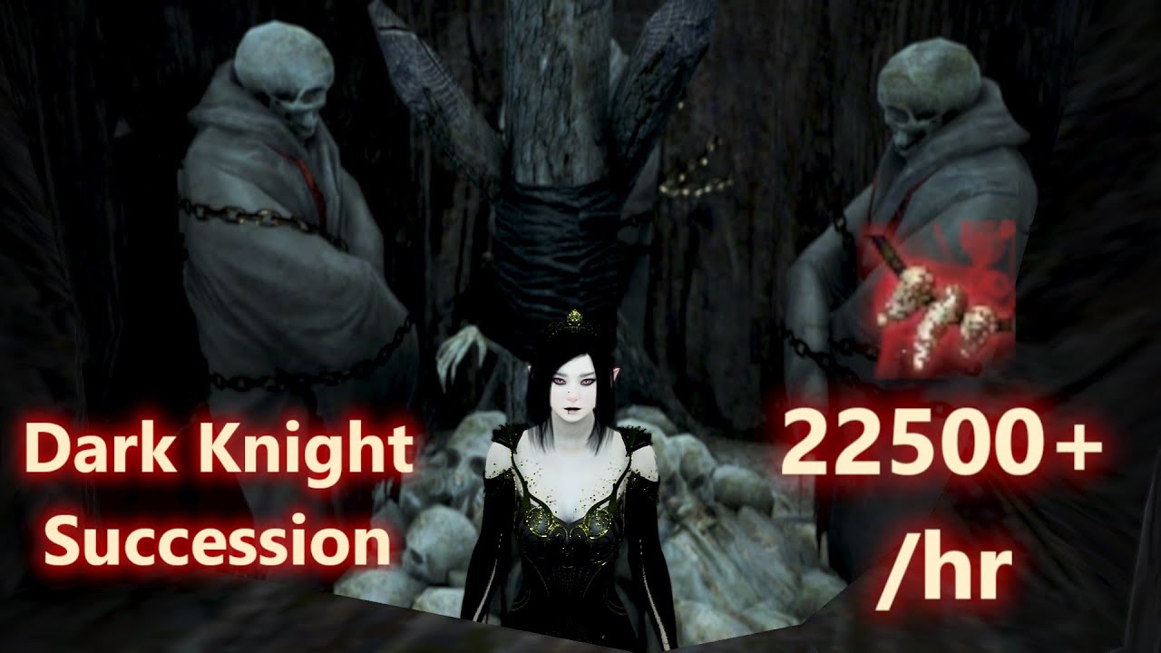 BDO | Hexe Sanctuary | Dark Knight Succession | 22500+/hr (Lv2 LS)