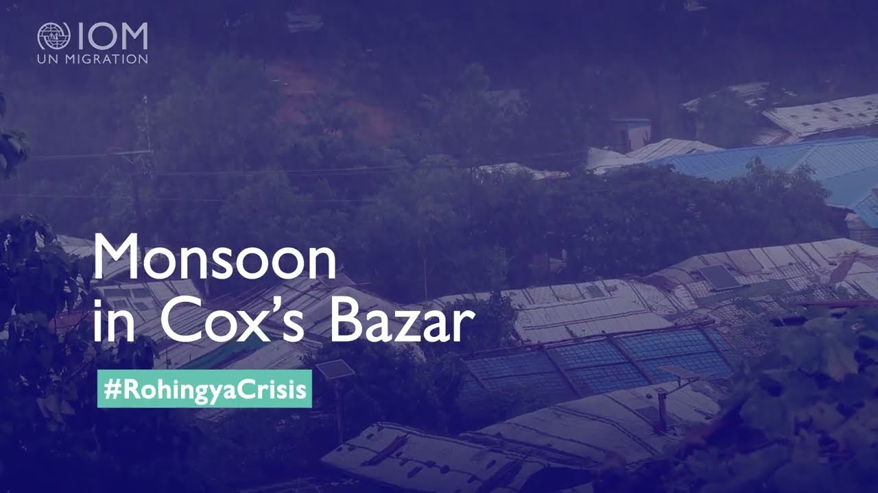 Monsoon in Cox's Bazar Rohingya Refugee Camps