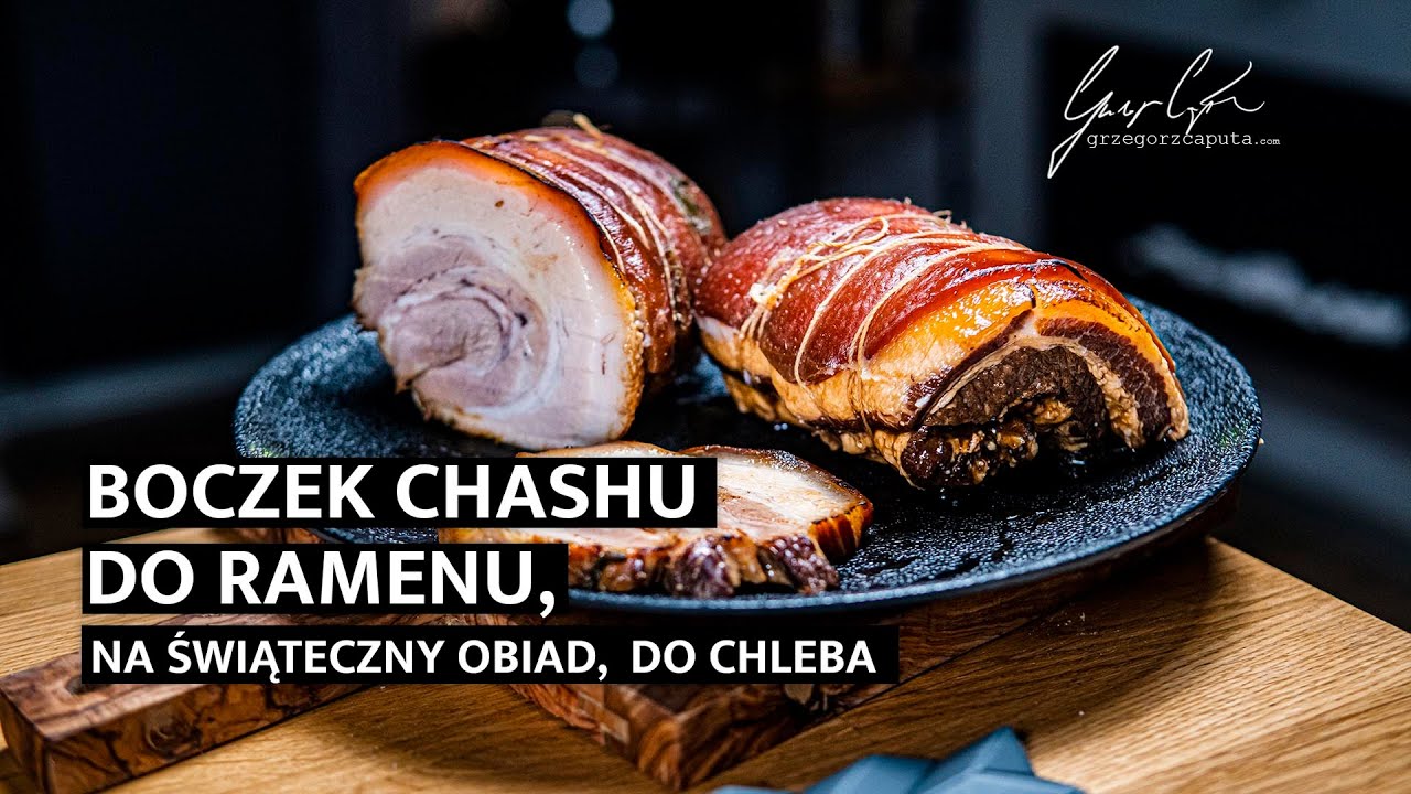 BOCZEK CHASHU - PRZEPIS NA BOCZEK DO RAMENU,  NA ŚWIĄTECZNY OBIAD, DO CHLEBA - 4K