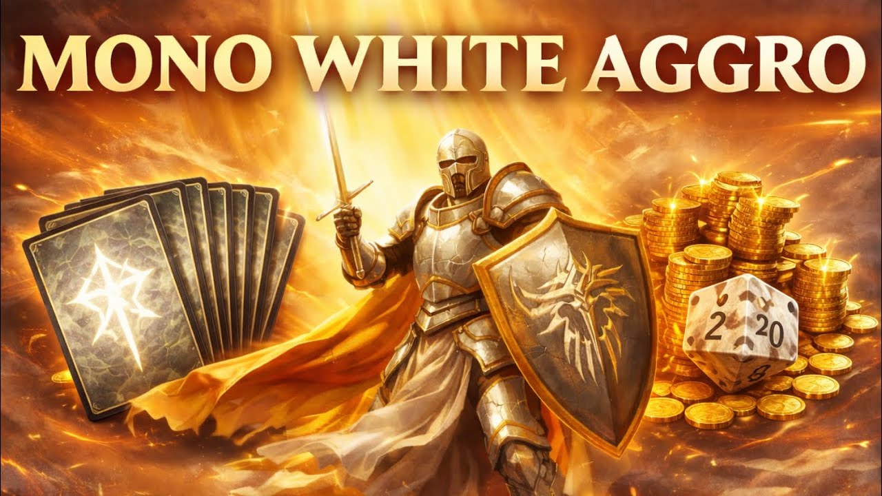 Mono White Aggro - Standard Ranked Gameplay - Silver
