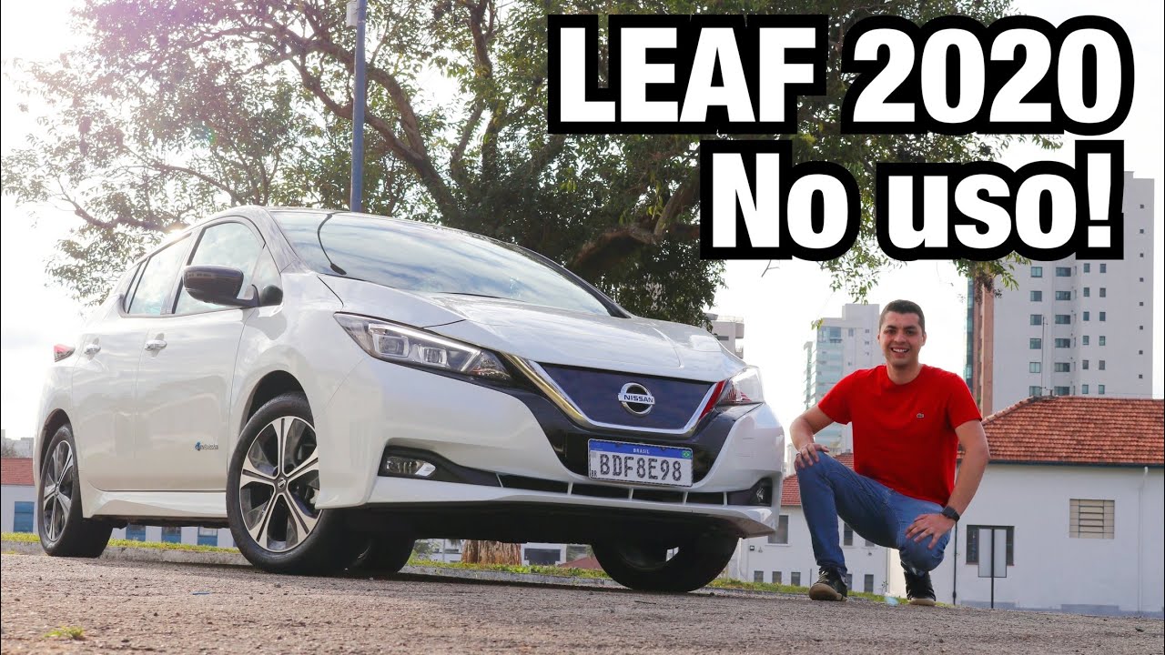 Novo NISSAN LEAF 2020 no uso! - Falando de Carro