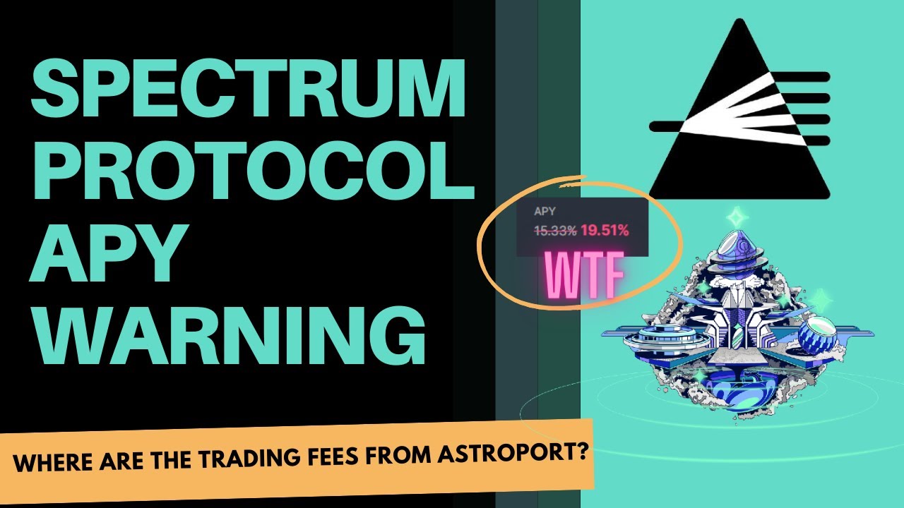 Spectrum Yield Farming APY Warning (Are The Astroport Trading Fees Reinvested?)