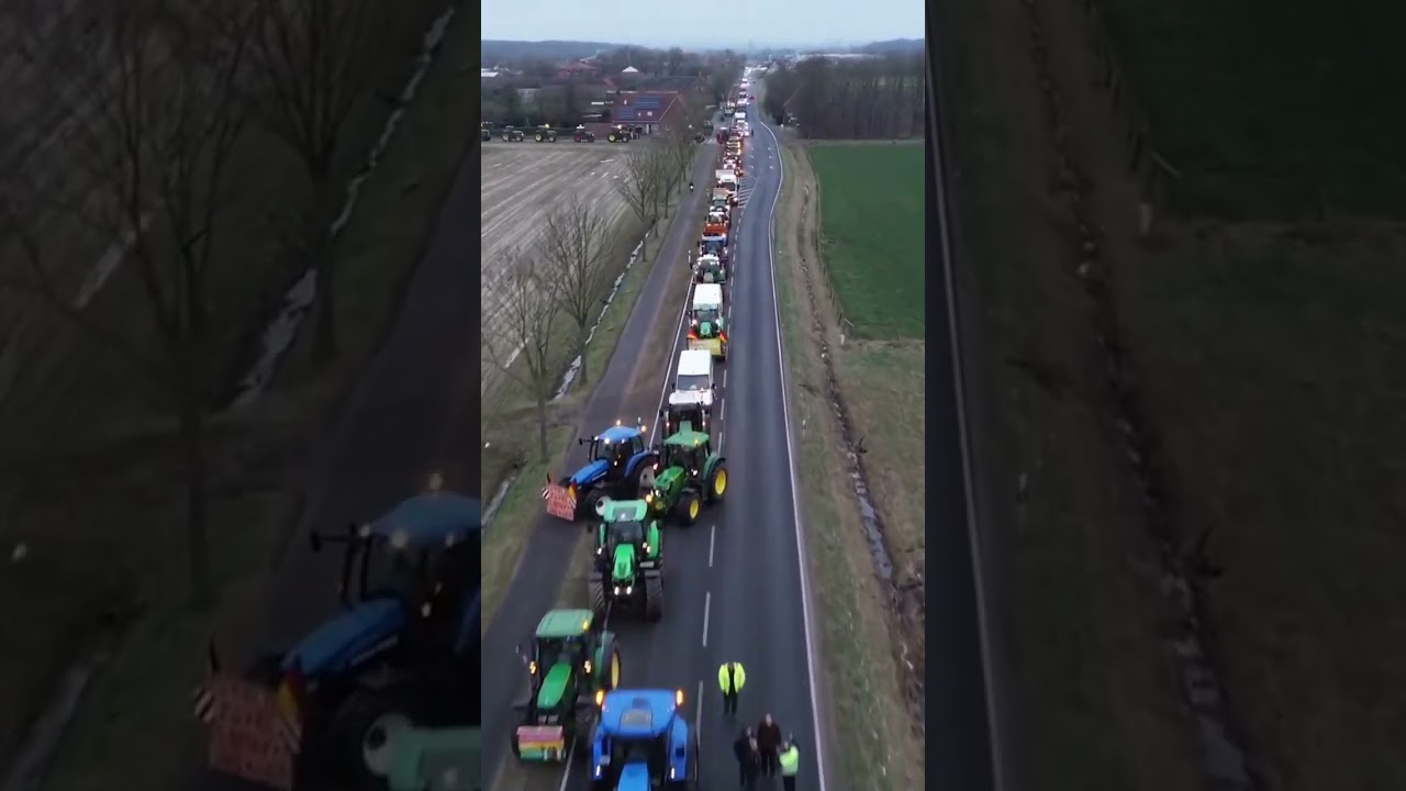Sind ja nur ein paar 😂👍 | Unterwegs mit Thomas #bauerndemo #streik #bauern #demo