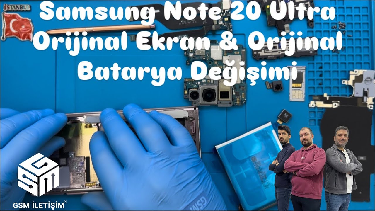 Note 20 Ultra Yenileme: Orijinal AMOLED Ekran + Orijinal Pil 🇹🇷
