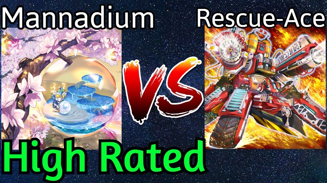 Mannadium Vs Rescue-Ace High Rated DB Yu-Gi-Oh!