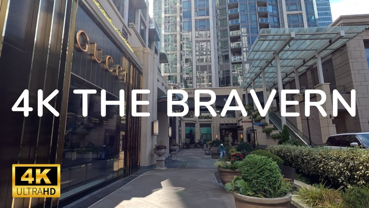 4K Walk Through The Shops at The Bravern in Bellevue | Washington, USA