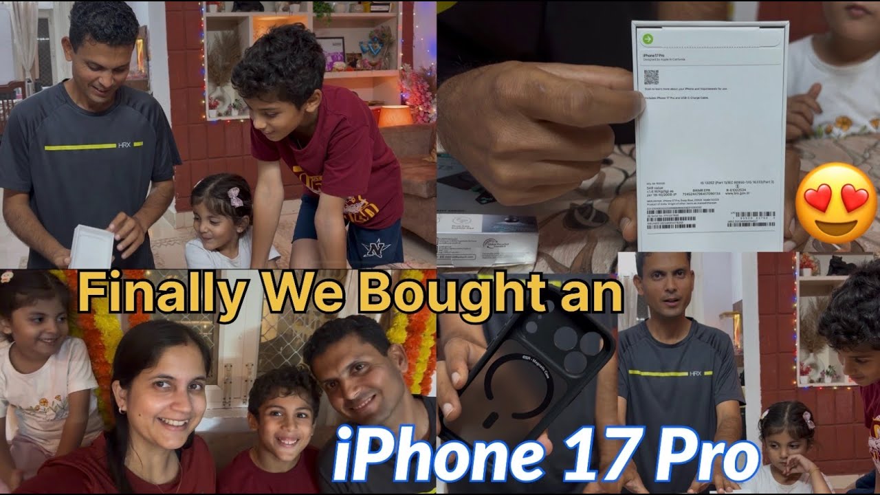Finally We Bought an iPhone 17 Pro | iPhone 17 Pro Unboxing 😍