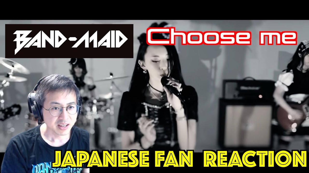 JAPANESE FAN React to Band-Maid MV : Choose me　/　Subtitled in English
