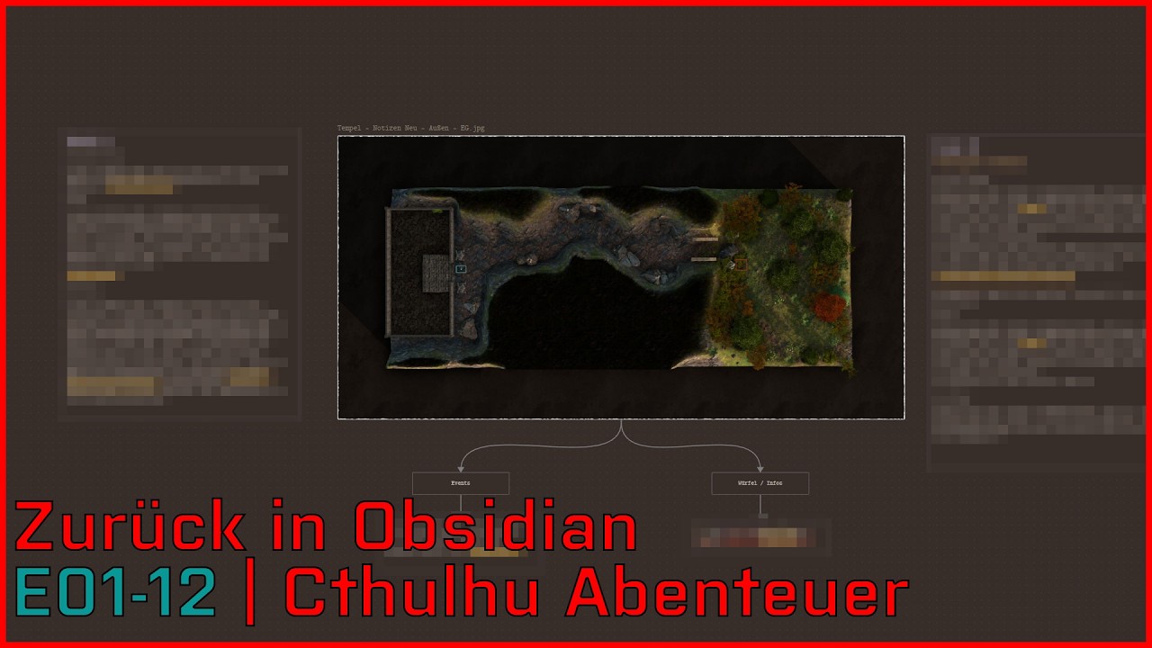 Zurück in Obsidian und Markierung der Karte ► Ein eigenes Pen & Paper Projekt ◄ S01E12