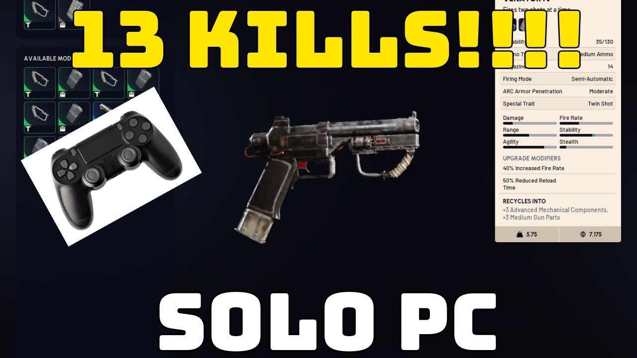13 KILLS SOLO On CONTROLLER ARC RAIDERS!!!!!