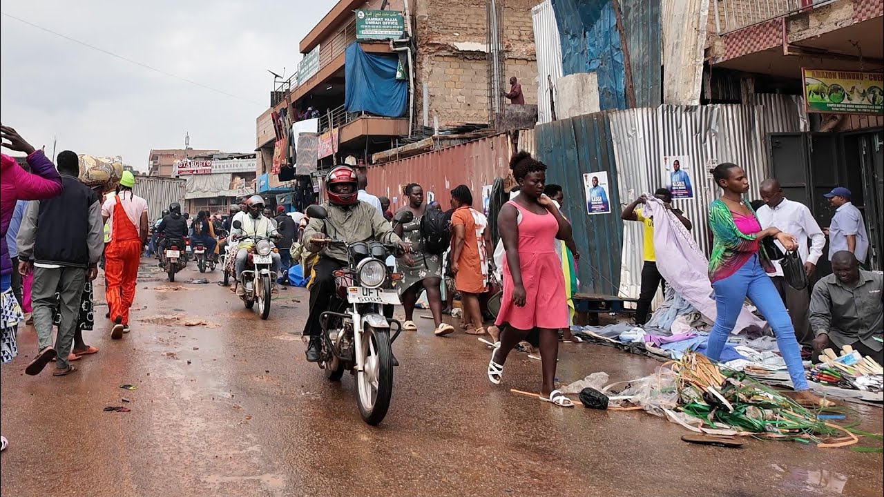 REAL LIFE AFTER A HEAVY RAIN POUR IN THE STREETS OF KAMPALA CITY–Africa 🌍