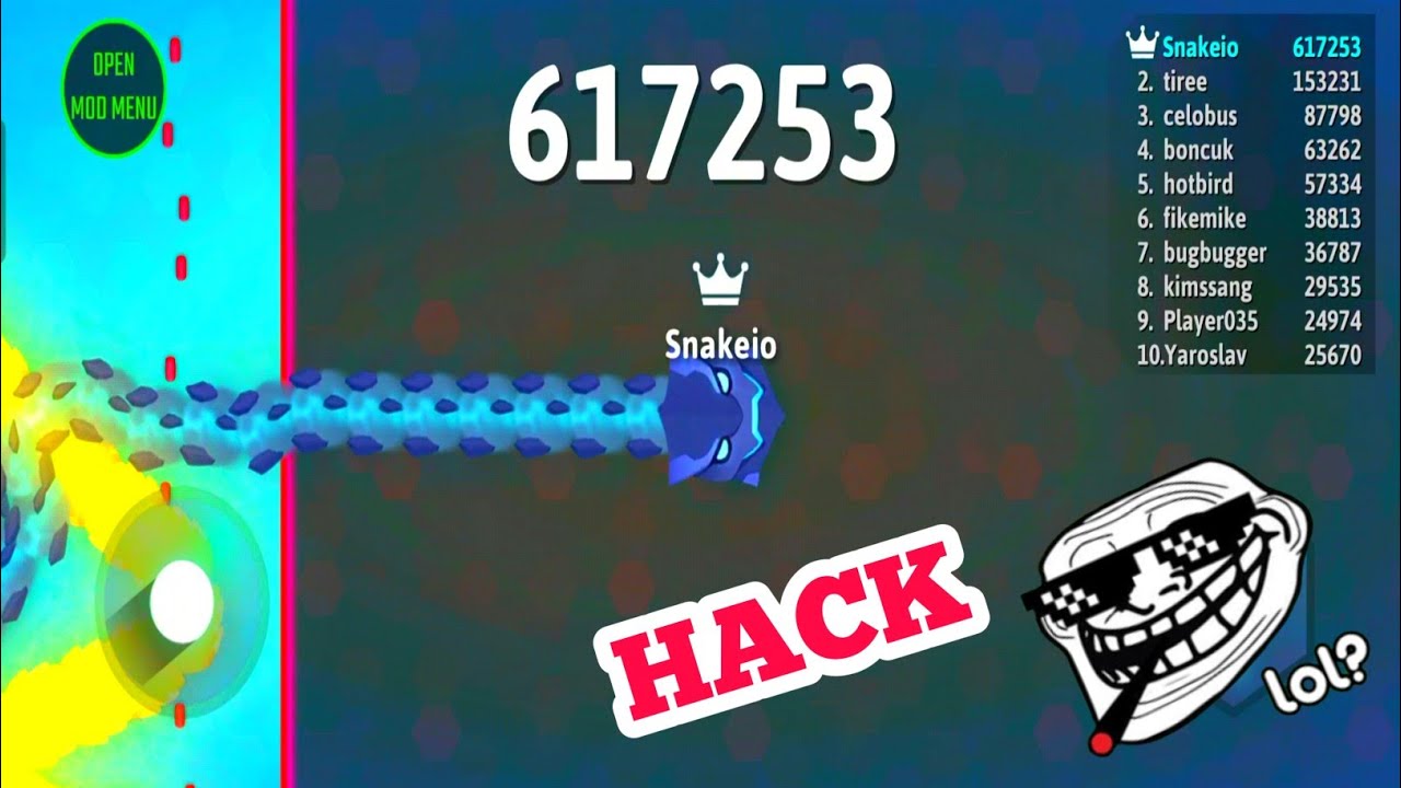 Snake.io MOOD MENU GAMEPLAY HACK SNAKEIO BEST GAMEPLAY #snakeio #dianagaming