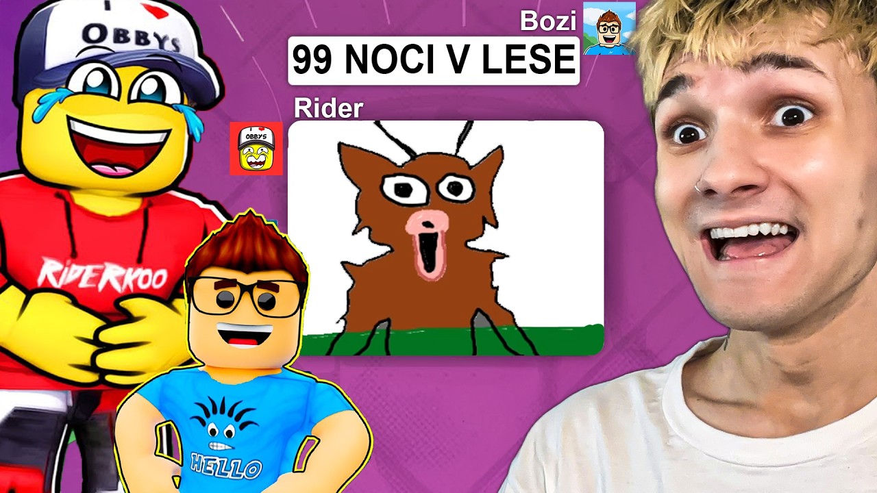 Kreslíme ZNÁMÉ POSTAVY, které MILUJEŠ! (dopadlo to ŠÍLENĚ) | Tichá Pošta w/ @RiZiPlaysTV , @bozi