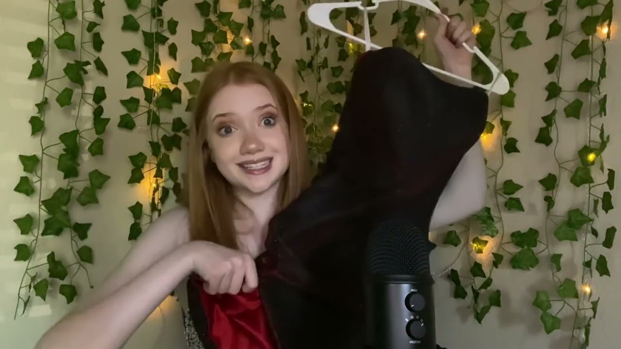 ASMR With Fancy Prom Dresses
