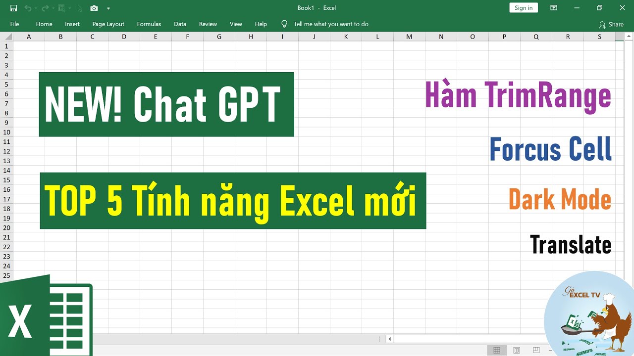 NEW! TOP 5 tính năng mới vô cùng hữu dụng trong Excel