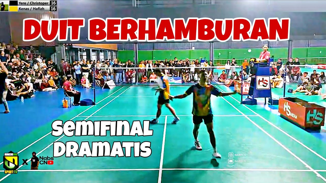 SEMIFINAL Yeremia Rambitan / Christo vs Kenas / Hafiz. Tarung Dramatis di HYENA SPORTS ARENA 😡