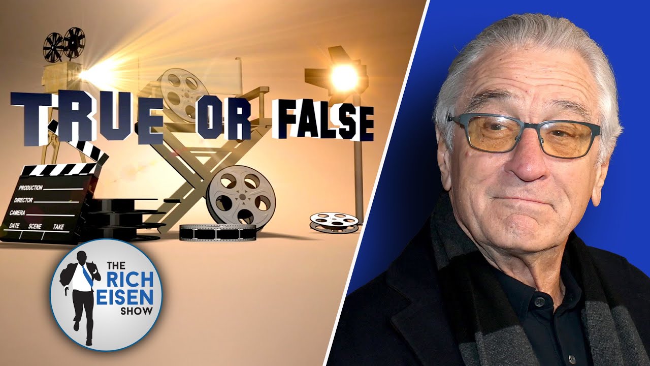 Celebrity True or False: Robert De Niro on Goodfellas, Raging Bull, Heat & More | Rich Eisen Show