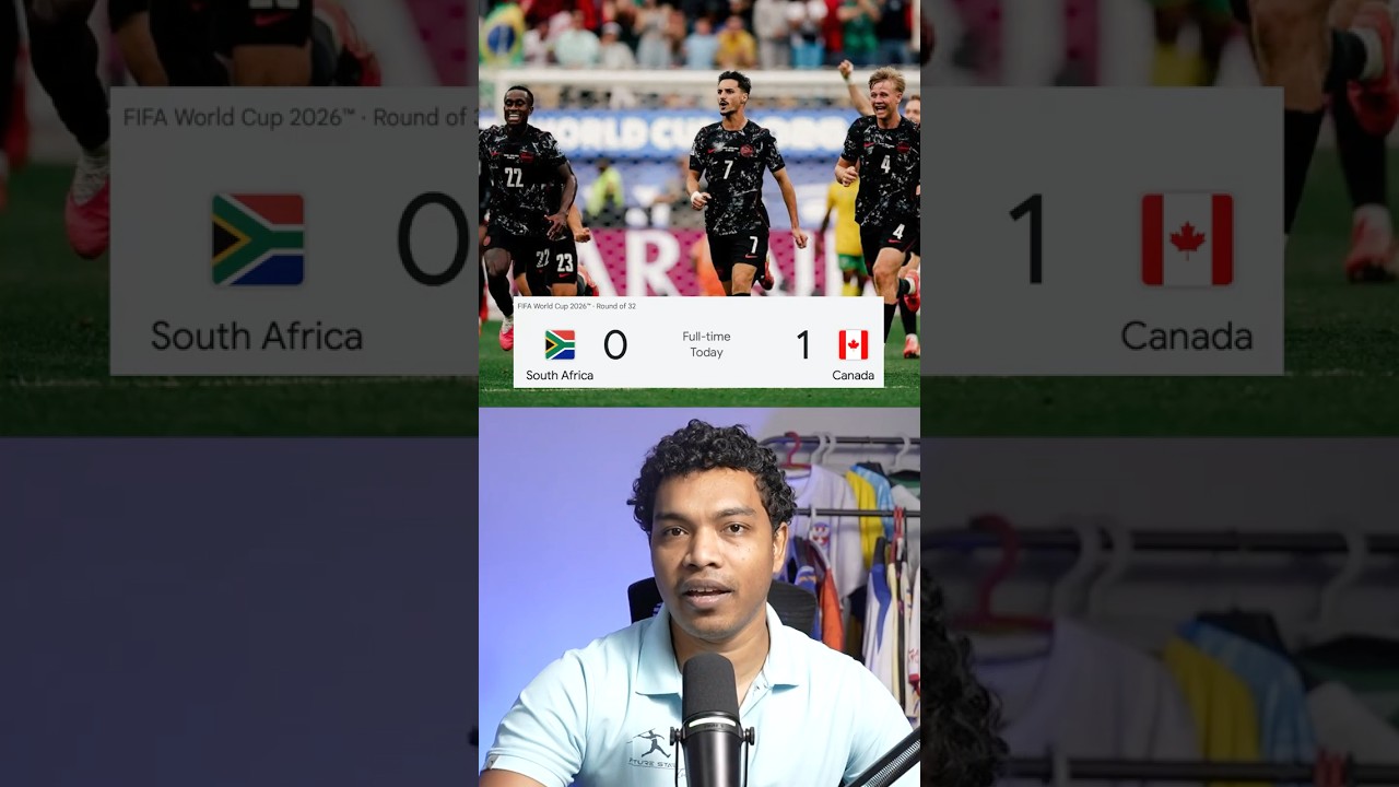 Canada's historic win in FIFA WC 2026 ⚽️🔥 #fifa #football