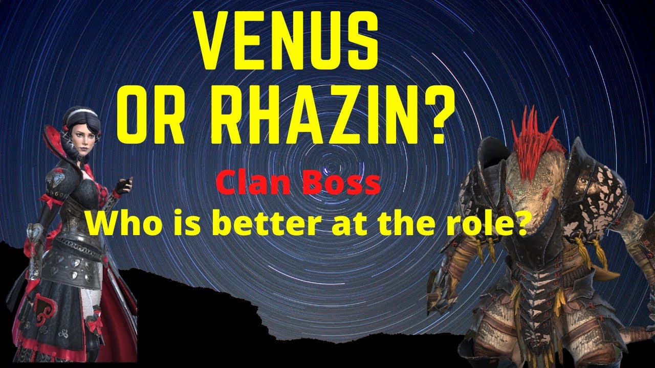 Is VENUS one of the BEST poison and debuffer in Clan boss? | Venus comparison [RAID: Shadow Legends]