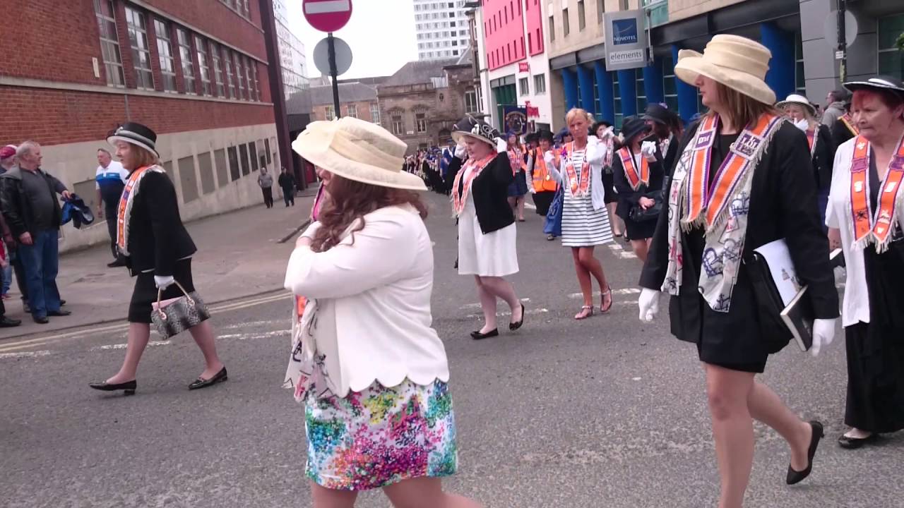 County Grand Orange Lodge Of Glasgow Ladies Devine Church Parade 24/04/2016