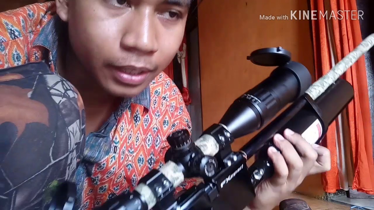 Tes aplikasi pengukur kecepatan senapan pcp