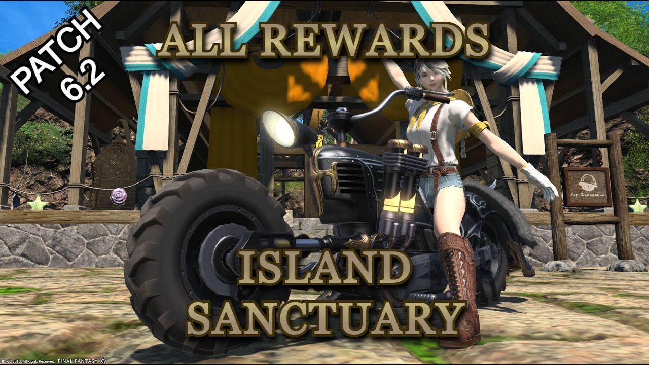 FFXIV - Island Sanctuary All Rewards (as of patch 6.2)