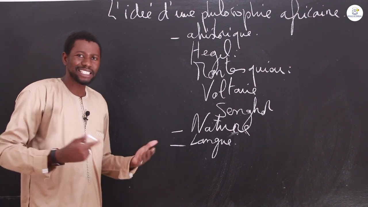 Cours - Terminale - Philosophie : L'idée d'une philosophie africaine / M. Kante
