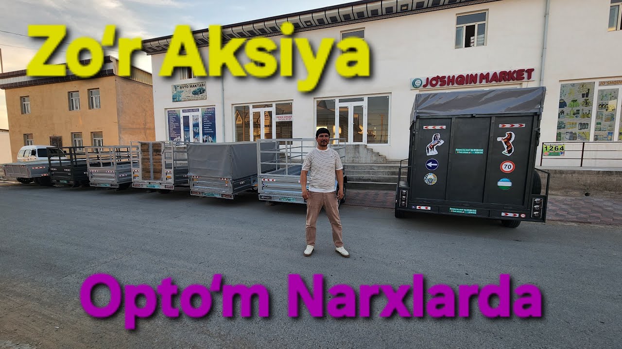 ХОРАЗМ ТУРОК КАЛА ОПТОМ ЖОЙИДАН ПРИЦЕП НАРХЛАРИ 2025г 04 25г