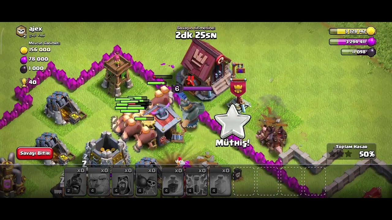Savaşmaya devam...#clashofclans 