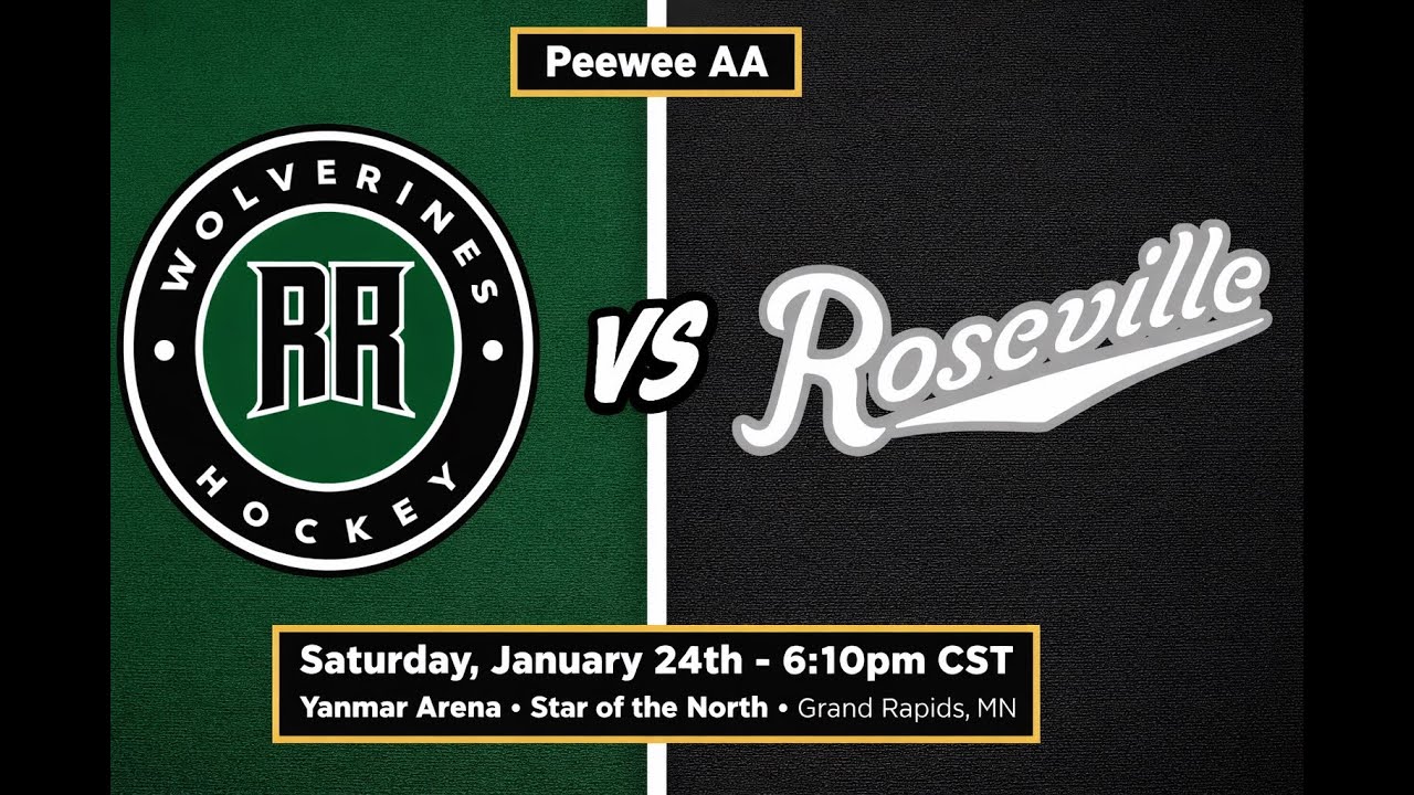 Roseville vs. Rock Ridge - Peewee AA - Star of the North Tournament