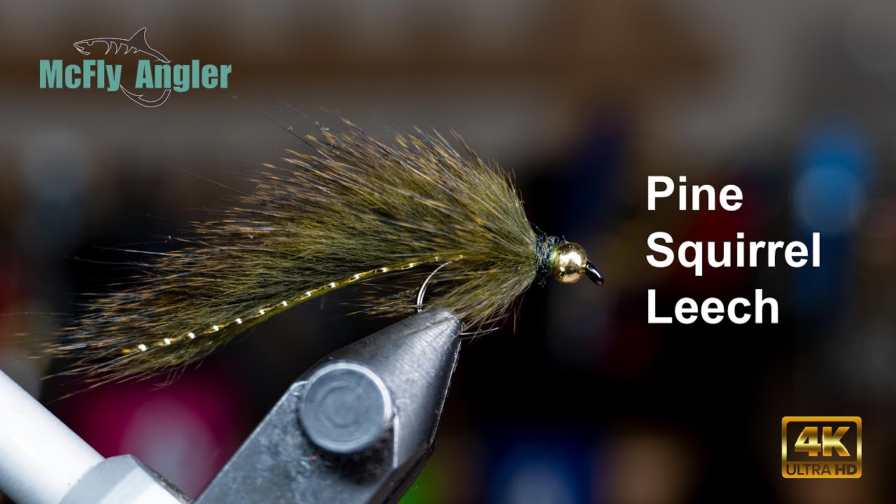 Pine Squirrel Leech Fly - Simple effective sculpin leech - McFly Angler Streamer Fly Tying Session
