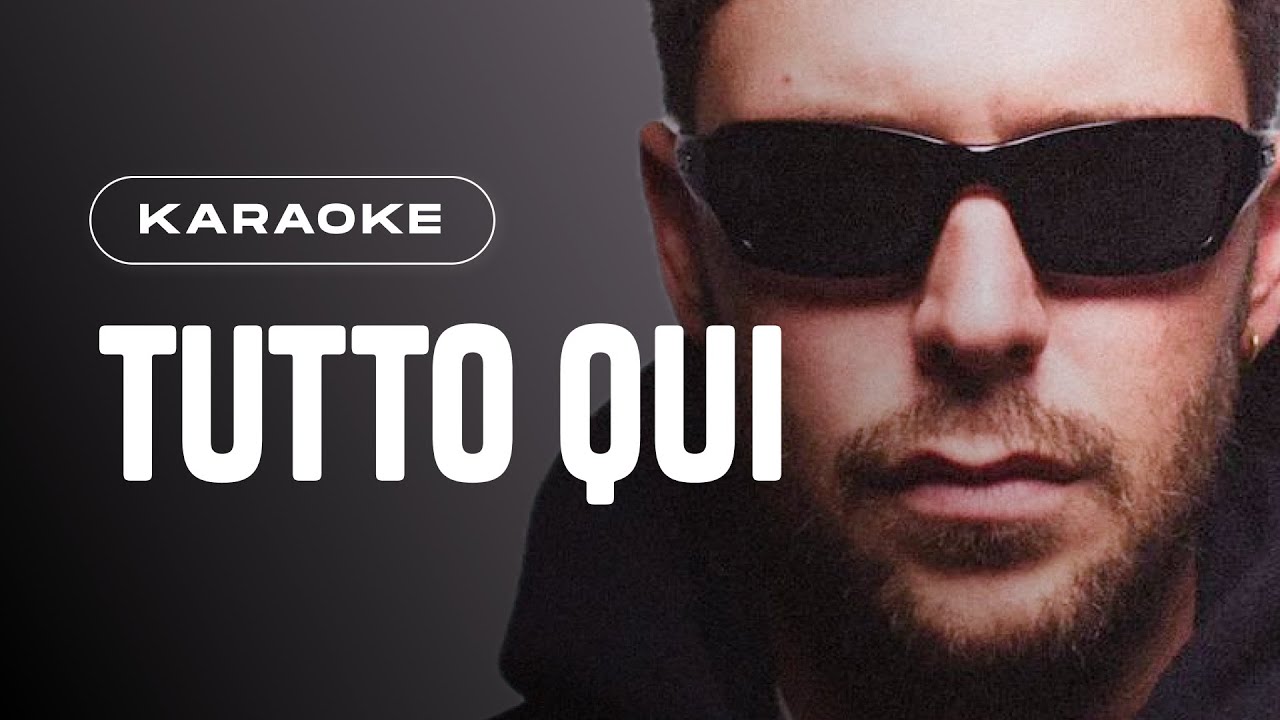 Gazzelle | Tutto Qui | SANREMO 2024 // Piano Karaoke con Testo