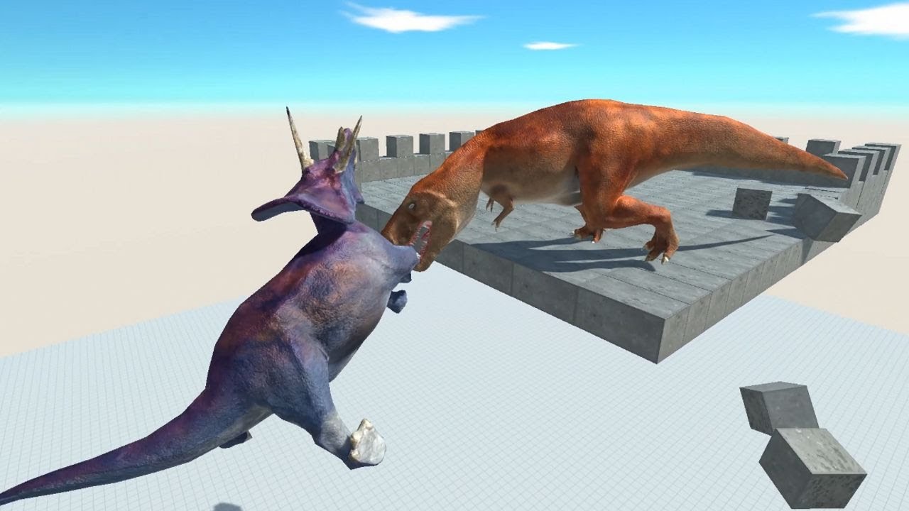 T-REX in the SKY vs ALL UNITS Animal Revolt Battle Simulator