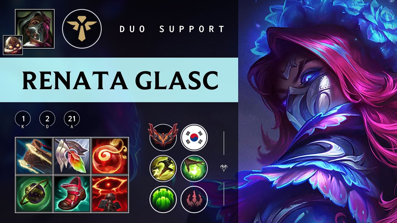 Renata Glasc Support vs Alistar - KR Grandmaster Patch 25.22