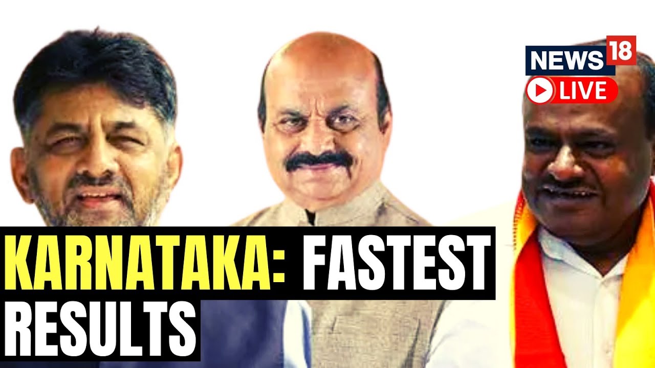 LIVE: Congress Consolidates LEAD In Karnataka | Karnataka Election Results 2023 Live | Result Day