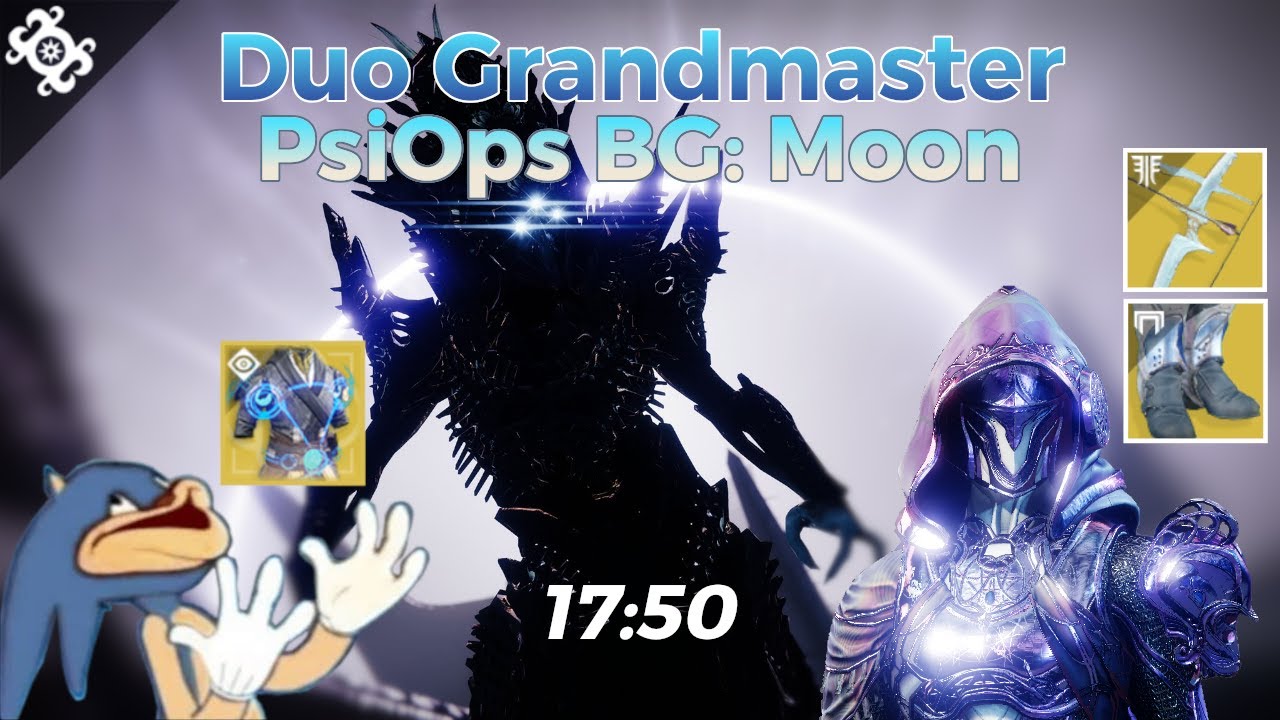 Duo Grandmaster Nightfall - PsiOps Battleground: Moon (featuring @TimeLord) [Destiny 2]