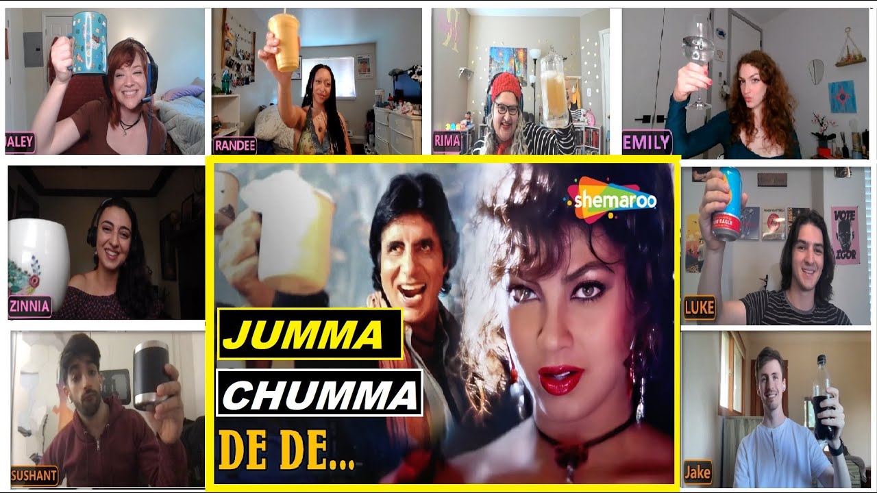 Jumma Chumma REACTION| 22K Milestone CELEBRATION🥳|Amitabh Bacchan| Kimi Katkar|  Feat ALL OF US!! 🍻