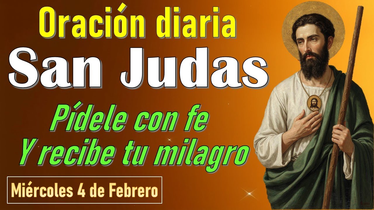 ORACIÓN DIARIA A SAN JUDAS TADEO ORA CON FE EL HARÁ EL MILAGRO #sanjudastadeo  #sanjudas #sanjuditas