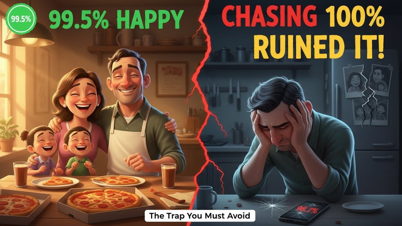 The 99.5% Secret: Why Chasing Perfection Destroys Happiness | A Powerful Lesson