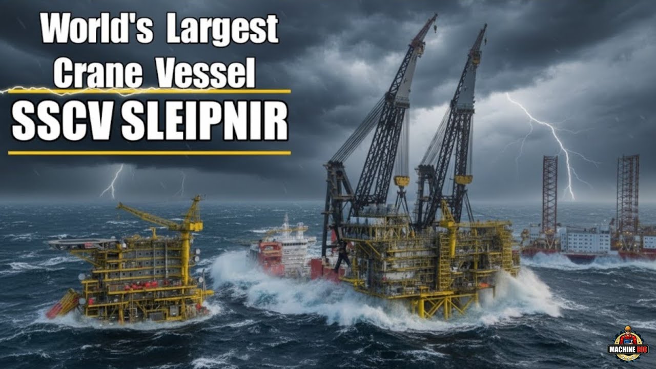 The World's Largest Crane Vessel SSCV Sleipnir 